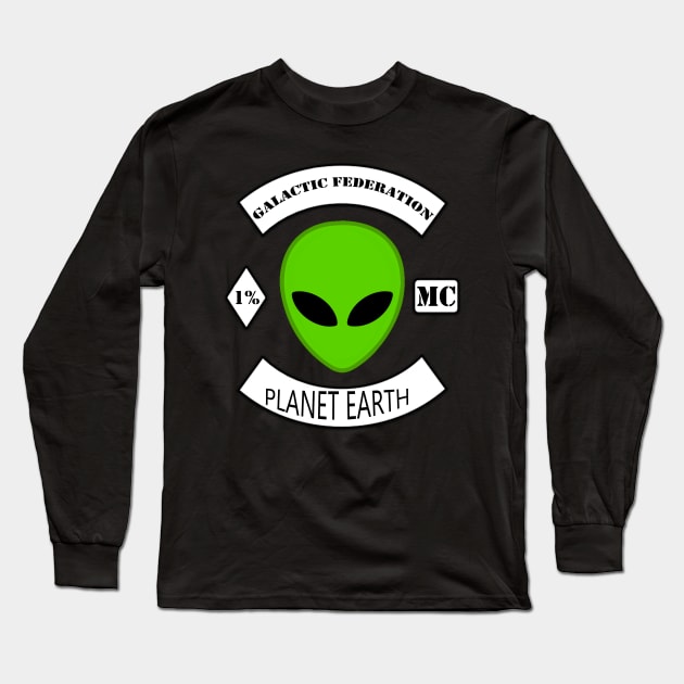 galactic federation motorcycle club Long Sleeve T-Shirt by oryan80